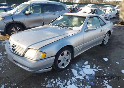 2002 Mercedes-Benz Sl 500 z USA, uszkodzony, nr VIN WDBFA68F82F204434